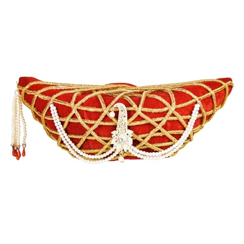 Image of Traditional Handstitch Ready to Wear Maharashtra Mavla Pagdi Topi Cap Turban for Party and Traditional Function