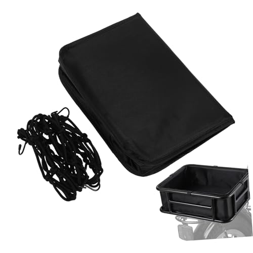 Balacoo Removable Front Rear Cover for Bicycle Heavy Duty Elastic Netting for Secure Storage of Pets Groceries and Essentials for Outdoor Adventures