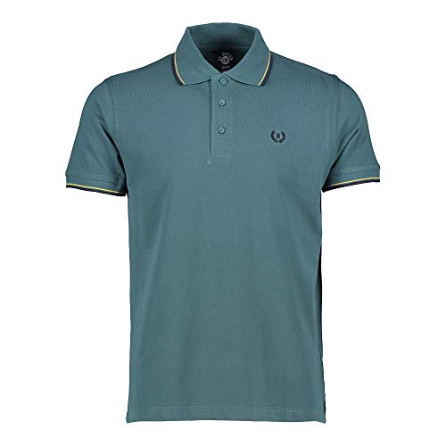Polo Uomo 3 Bottoni Siry Work Polo Uomo Be Board Manica Corta 3 Bottoni 100% Cotone Piquet Art. 9002 (XL, Petrolio)