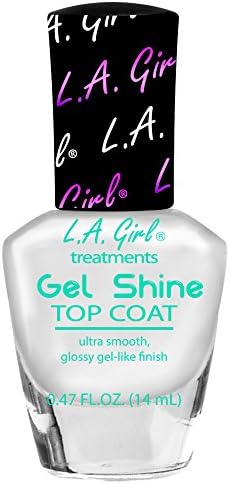 L.A. Girl Gel Shine Top Coat, 0.47 Fluid Ounce (Pack of 3)