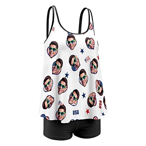 Personalized Plus Size Swimsuits for Women Custom Face Sexy Bikini 2 Pieces Swimwear Gift for Wife Girlfriend4