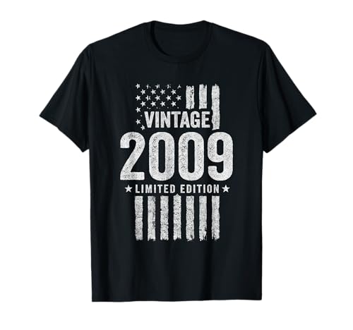 2009 Birthday - Born in 2009 - Limited Edition Vintage 2009 T-Shirt 2009 Birthday - Born in 2009 - Limited Edition Vintage 2009 T-Shirt