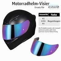 JQF Gear Helmvisier für Agv K1 K3SV K5 Visier Motorradhelm Visier – Ansicht 2