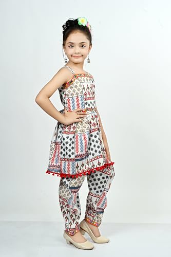 Image of Arshia Fashions Girls Kurta and Dhoti Pant Set