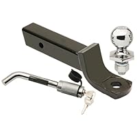Reese Towpower 7005100 Interlock Anhängerkupplung Kugelhalterung Sicherheitsset, passend für 5,1 cm Vierkant-Empfänger, 5,1 cm Drop, 0,75 Zoll Steigung, 2,7 kg Kapazität