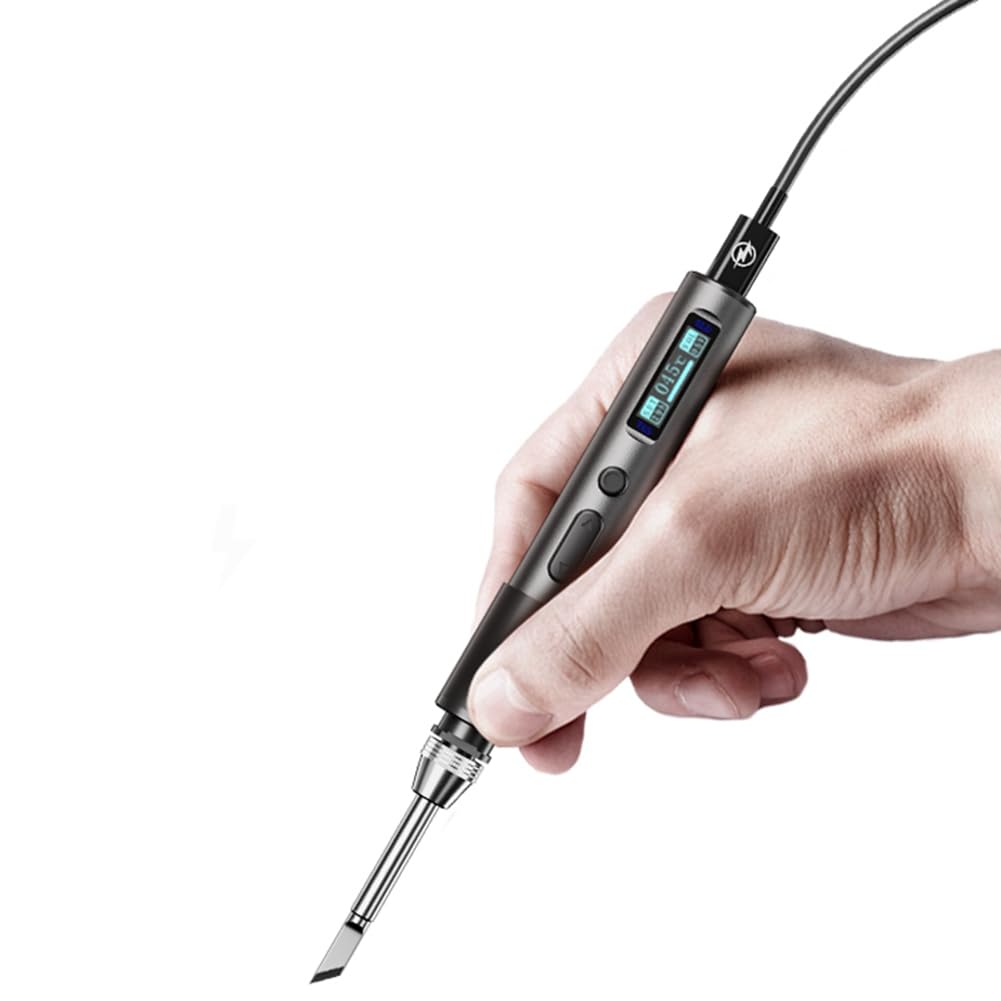 MINI65 - Soldador eléctrico portátil inteligente PD65W, temperatura constante ajustable, compatible con T65/SH72/GD300/