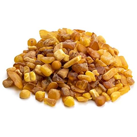 Amber Culture Baltic Amber Manufacturing Leftovers Baltic Amber Resin, Genuine and Natural. Random Lot (100 Grams / 3.4 Ounces) Cover