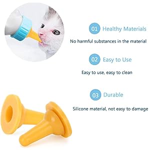 Pet Feeding Silicone Nipple,Pet Nursing Bottle Kits Nursing Replacement Nipple Cat Feeding Bottle,Pet Feeder for Newborn Kittens, Puppies, Rabbits, Small Animals,15-Pcs Pet Feeding Silicone Nipple,Pet Nursing Bottle Kits Nursing Replacement Nipple Cat Feeding Bottle,Pet Feeder for Newborn Kittens, Puppies, Rabbits, Small Animals,15-Pcs
