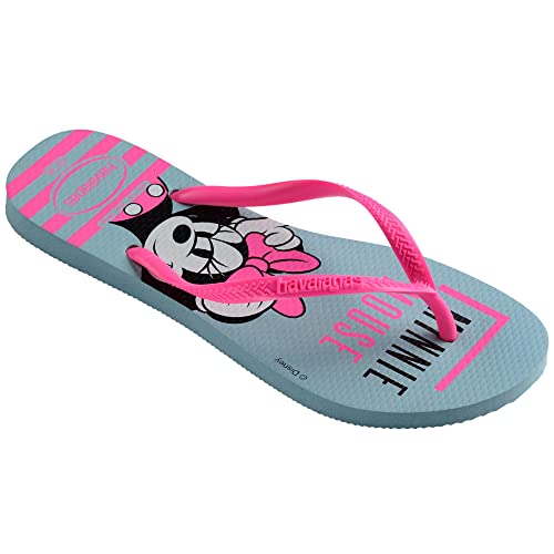 Chinelo Azul Water Slim Disney Havaianas Adult Licenses n° 31/32