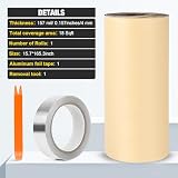Sound Deadening Material for Cars 157mil 4mm 18sqft Adhesive Automotive Sound Dampening Foam Mat Soundproof Deadener Closed Cell Foam Noise Reducing and Heat Insulation for Vehicle Van Truck - 1 Roll