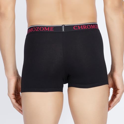 Image of Chromozome Mens Cotton-Stretch Trunks (Pack of 2)