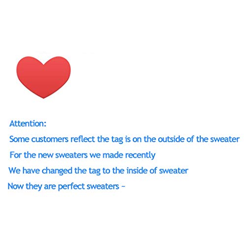 JGJSTAR Suéter de tricô de gola redonda para bebês meninos e meninas, Natal de cervo, quente, algodã