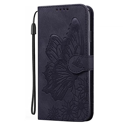 Coque de téléphone en cuir papillon pour iPhone 11 Pro Max et fentes cartes