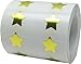 Oro Metallico Adesivi con le Stelle, 13 mm 1/2 Pollice Etichette Lucide 1000 Pacchetto