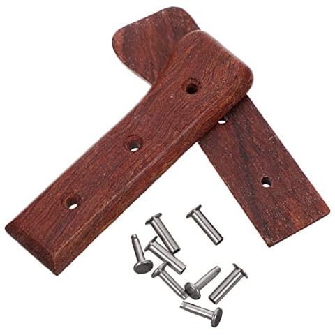 Cabilock Messergriff Ersatz Messer Griff Holz Messer Ersatzteile Universalgriff Reparatur Cutter Holz Handgriff Messerzubehör Cover
