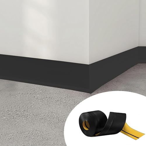 BUERPINKING Plint, 5 m PVC plint zelfklevend 50mm