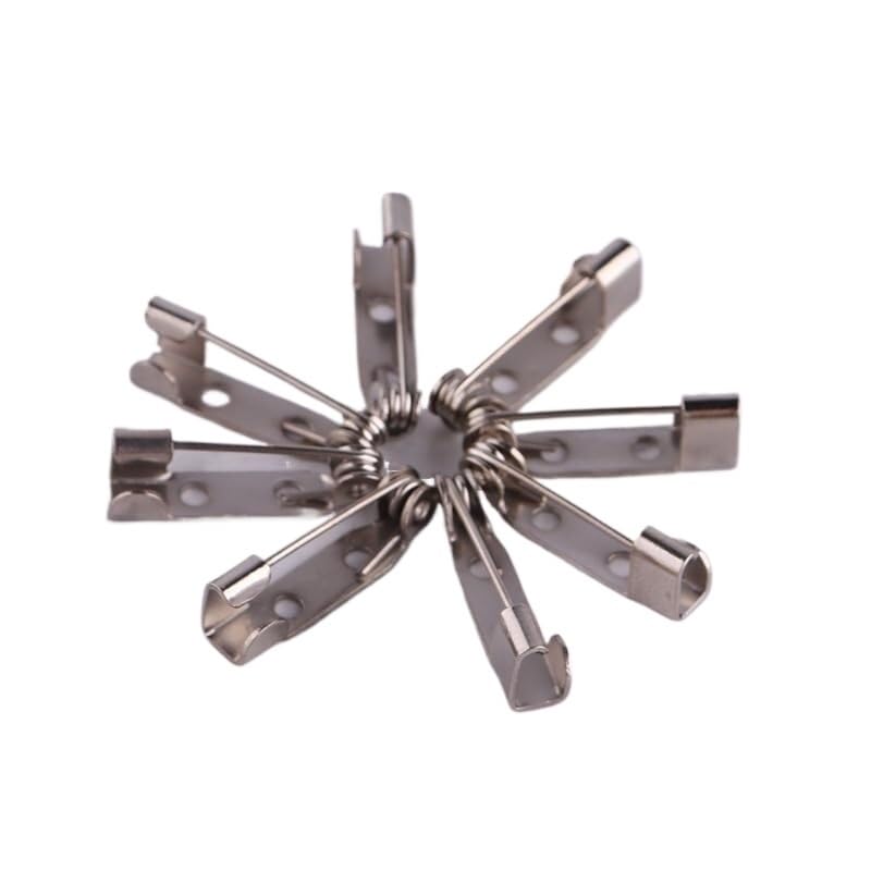 Agrafka, 20mm300szt Agrafka, mała metalowa szpilka, broszka z ozdobną plakietką,