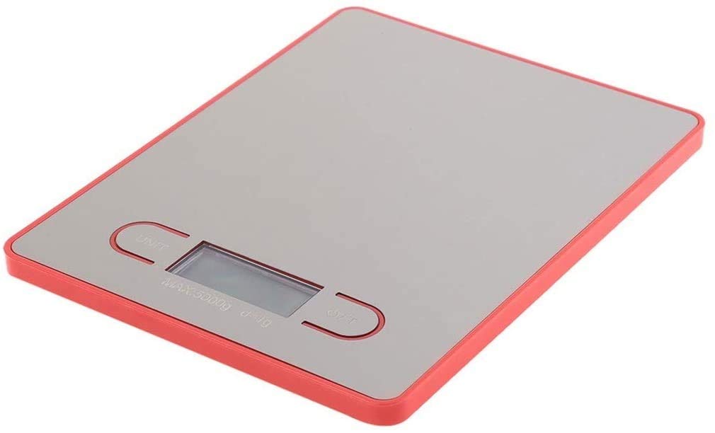 Elektroniczna waga do cyfrowej kuchni, 11lb/5000g elektroniczne gotowanie żywności, ważenie z wyświetlaczem LCD, dokładna Gram, smukła konstrukcja, do domu, kuchnia