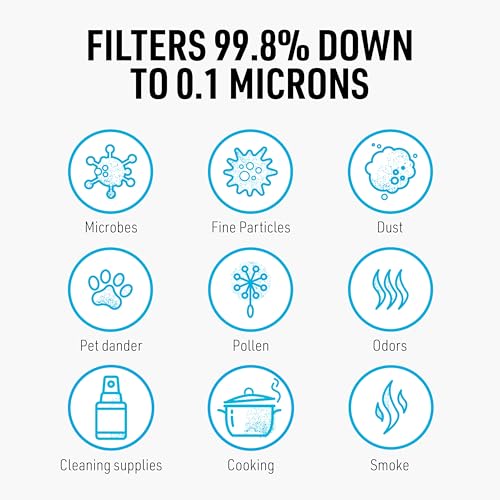 Image of RZ Mask - F1 Standard Replacement Filters (3 Pack) 99.8% Active Carbon Filtration with One-Way Discharge Valves, 3 Sizes