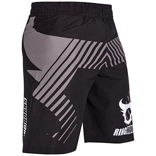 Ringhorns Charger Short d'entrainement Mixte Adulte, Noir, FR : L (Taille Fabricant : L)