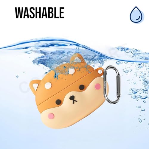 Image of Cartoon Case Cover Compatible for OnePlus Nord Buds 3r (2025) -Shiba