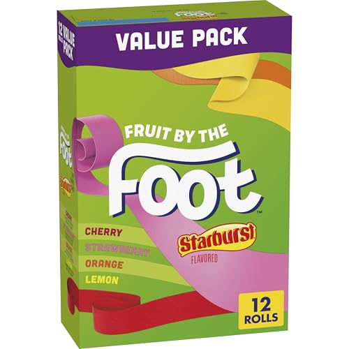 Fruit by the Foot Fruit Flavored Snacks, Starburst, Variety Pack, 12 ct Fruit by the Foot Fruit Flavored Snacks, Starburst, Variety Pack, 12 ct