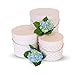 UNIKPACKAGING Premium Quality Round Flower Box, Gift Boxes for Luxury Flower and Gift Arrangements, Set of 3 pcs with Lids Size (S/M/L), Pink White Dots