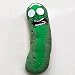 Juguete de Peluche Pickle Rick, Rickandmorty, muñecos de Peluche con Cara de Almohada Suave y Divertida, Regalos de cumpleaños de Navidad y Halloween para niños y niñas de 19 cm