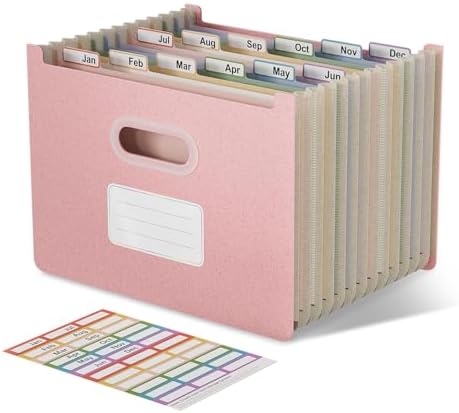 Snapklik.co : ABC Life 26 Pockets Expanding File Folder, Letter A4