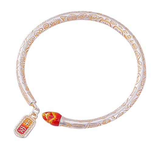 Bracelet de paix en argent 999 HangErFeng bijou nuage de taille unique 222