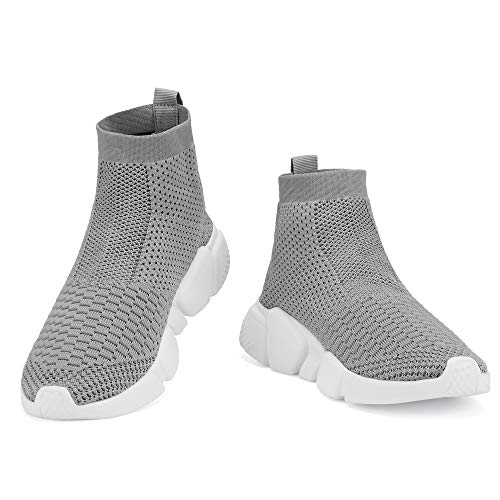 Image of Casbeam Men's Running Knit Comfortable Lightweight Breathable Casual Sports Shoes Fashion Sneakers Slip-On Walking Shoes