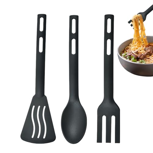 Küchenhelfer-Set aus Nylon | Antihaft-Spatel, komfortabler Griff, Kochgeschirr-Zubehör für Camping, Wandern und Outdoor-Aktivitäten