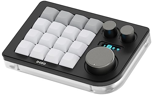 KEEBMONKEY Megalodon Triple Knob Macro Pad Programmable...