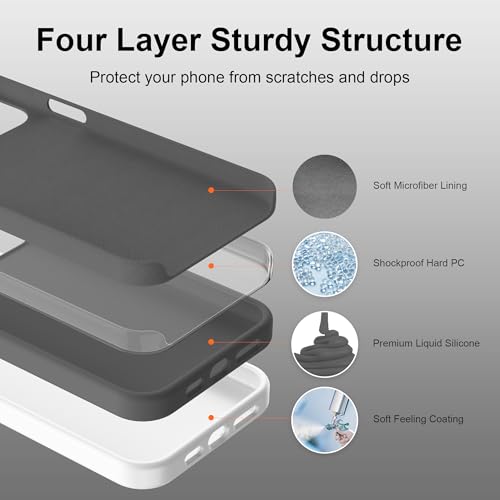 Coque iPhone 12 / 12 Pro silicone gris HOOMIL protection anti-choc - 4