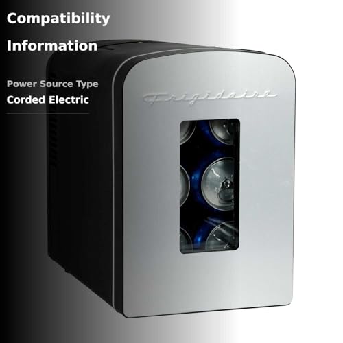 Frigidaire Portable 9-Can Mini Cooler Fridge, 5L, Brushed Stainless Rugged, Window, EFMIS189-SS の商品画像 3