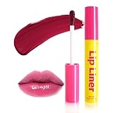 Lip Stain - Lip Stain Peel Off Long-Lasting with Matte Finish Waterproof & Transfer-Proof, Lip Liner Moisturizing & Nourishing Non-Stick Cup Highly Pigmented Color Lip Tint (04 Rose)