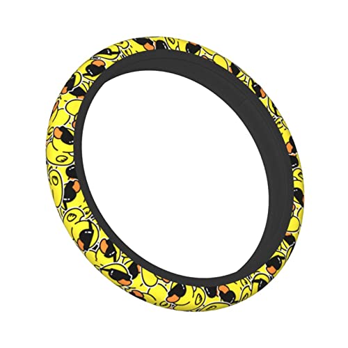 Funda de neopreno antideslizante para volante de girasoles clásicos, universal, de 15 pulgadas, para hombres y mujeres, accesorios de coche