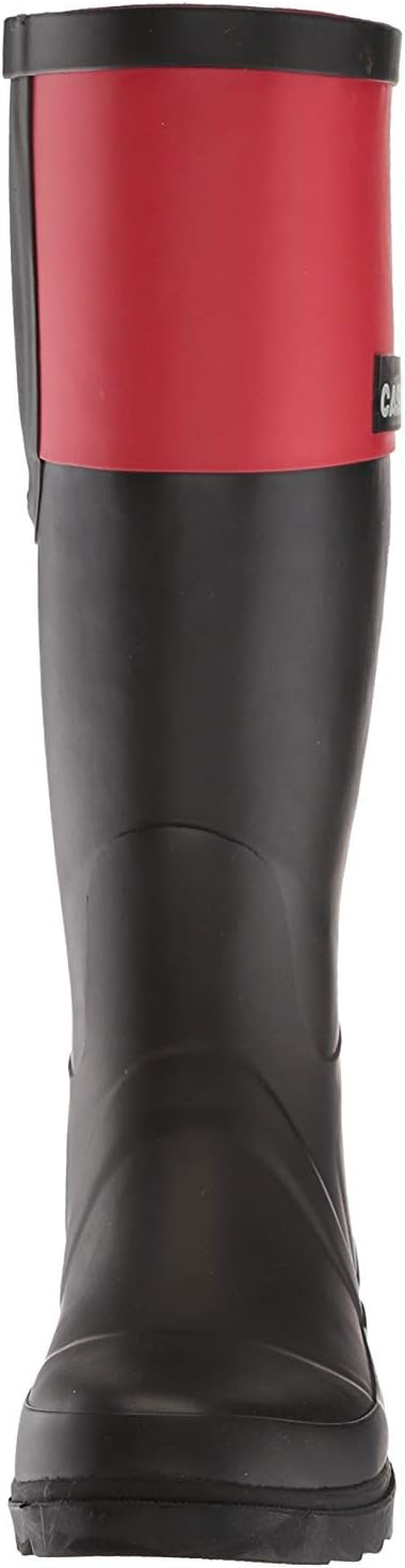 Ad Tec Women's 14" Rubber Boots: Waterproof for Hunting, Fishing, Hiking or Farm Work Rain (Black, numeric_8)