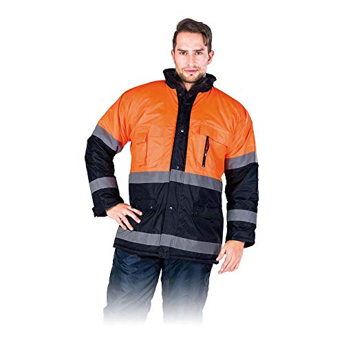Reis Blue-Orange-J_3Xl Isolierte Schutzjacke, Orange-Dunkelblau, 3XL Größe