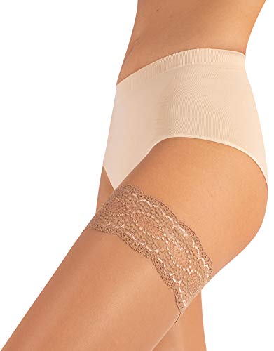 Calzitaly Open Toe Hold Ups, Sheer Womens Toeless Stockings, Made Of Nilit Breeze Nylon For Summer Days And Nights #TOP3