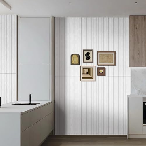 Image of 6 Pack Acoustic Wall Panels, 47.2 inch X 23.6 inch Sound Absorbing Panels, Decorative Sound Proof Panels for Office, Studio, Home Theatre - White