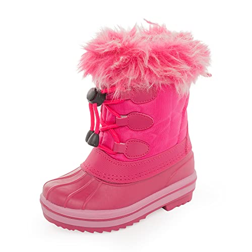 NORTY Waterproof Artic Snow Boots Rated Below Zero for Toddler Kids Boys and Girls 7
