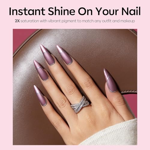Image of modelones Glitter Gel Nail Polish Pastel Red Gel Nail Polish Soak-Off UV Gel Polish - 28+ Days Long-Lasting Salon-Quality Nail Art DIY Manicure & Gift 15ML