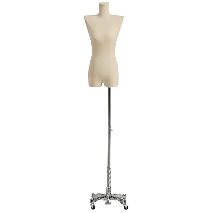 Buy Dress Form Mannequin Adjustable Plastic Mannequin Dress Form with