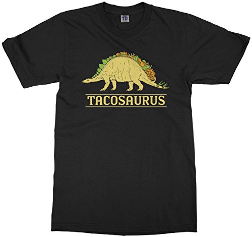 Threadrock Kids Tacosaurus Dinosaur Taco Youth T-Shirt M Black