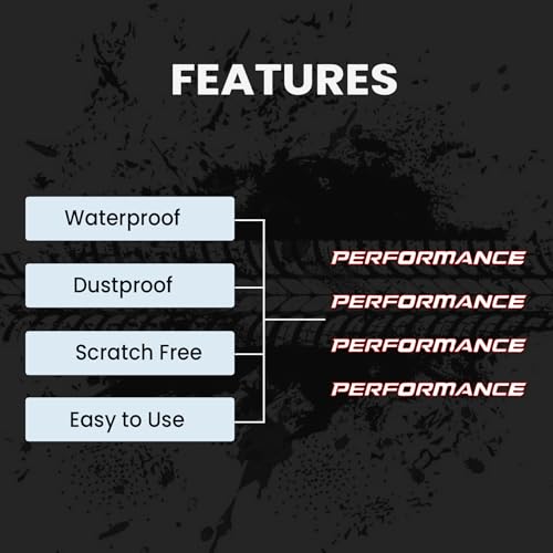 Image of 4Pcs Performance Sticker for Car Wiper Stickers All Cars Rear Wiper Car Sticker Exterior Decal Vinyl L x H 10 x 1.5Cm (White,Red 1)