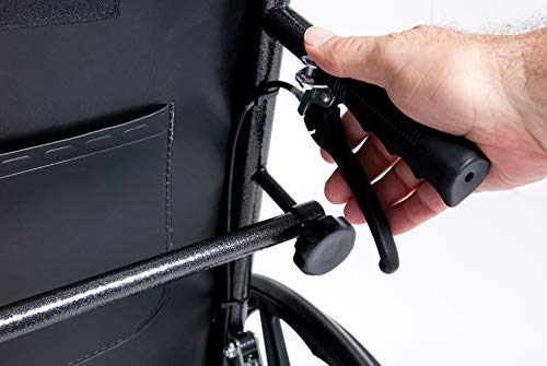 Everest & Jennings Advantage Reclining Wheelchair, High Back & Removable Headrest, 18" Seat #TOP3