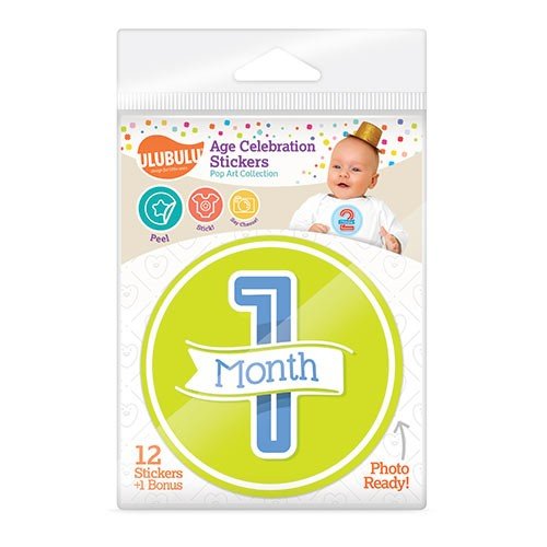 Ulubulu Celebration Stickers, Pop Art Age