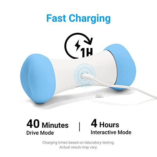 Cheerble Wickedbone Smart Interactive Dog Toy, Automatic Moving Bouncing Rolling Toy Bone Shape, App Remote Control Pet Toy For Dog & Puppy, Blue #TOP3