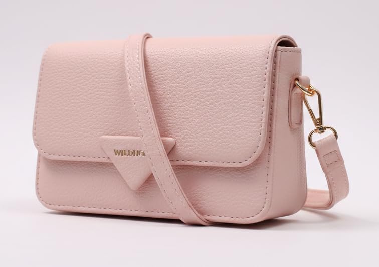 Image of WildHorn Vegan Leather Women's Crossbody Sling Bag | Structured Flap Design Ladies Purse Handbag | Stylish Gift for Women | Ethically Crafted